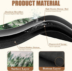 Dish Drying Mat Watercolor Foggy Forest Coffee Bar Mat for Countertop Absorbent Rubber Backed Hide Stain Dish Drainer Rack Pad Coffee Maker Espresso Machine Dining Room Decor 11.8 x 19.7 Inch