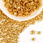 Gold Star Sprinkles for Cake Decorating, Edible Star Sugar Candy, Mix Size, Baking For Cupcakes, Decorating, Cookies, Donuts, Wedding Party, Holiday, 150g/5.29oz