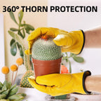 Vgo... 1-Pair Unlined Cow Grain Leather Work and Driver Gloves with Cow Split Leather Palm Patch (Size M, Gold,CA9590)