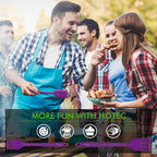 HOTEC Basting Brushes Silicone Heat Resistant Pastry Brushes Spread Oil Butter Sauce Marinades for BBQ Grill Barbecue Baking Kitchen Cooking BPA Free Dishwasher Safe (Purple) 2pcs