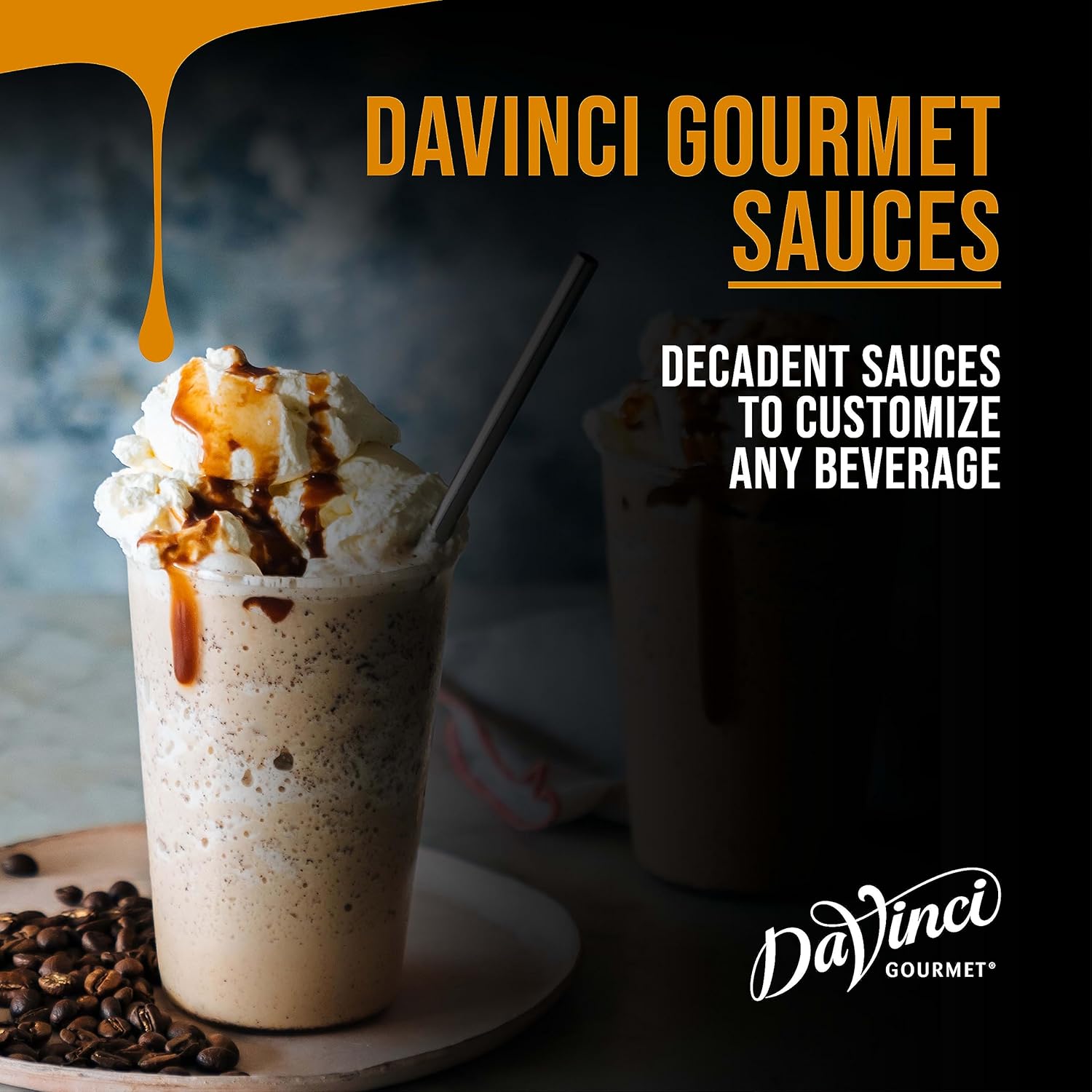 DaVinci Gourmet Sugar Free Caramel Sauce, 64 Fluid Ounces (Pack of 1)