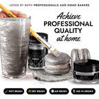 MONÉGASQUE Silver Edible Glitter for Drinks 7g – Edible Glitter for Cakes & Cocktails – Luster Dust for Drinks, Cocktail, & Cakes – Silver Cake Decorations Spray Sprinkles & Halloween Drink Shimmer