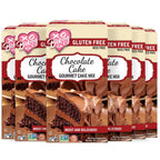 XO Baking Co. Gluten Free Chocolate Cake Gourmet Cake Mix; Non-GMO; Kosher; Rice Free; Soy Free; Dairy Free; Peanut Free; No Preservatives; No Artificial Flavors or Colors, 19.5oz (Pack of 6)