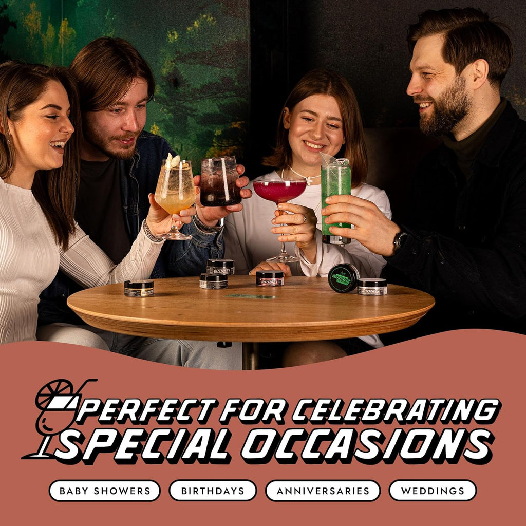 MONÉGASQUE Rose Gold Edible Glitter for Drinks 10g – Rose Gold Edible Glitter for Cakes – Halloween Chocolate, Cupcake, Strawberries, & Cake Decorations Sparkles – Cocktails & Drink Shimmer Powder