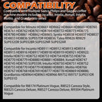 Gasket Seal Set, Compatible with Saeco Philips and Gaggia Coffee Machines,for The Water Tank, Brew Unit and Boiler Outlet