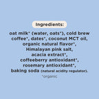 Pop & Bottle, Oat Milk Lattes - Cold Brew, Maca, Antioxidants, Ashwagandha, MCT Oil, Collagen, Organic, Diary Free, Gluten Free, Lightly Sweetened with Dates - Variety, 8 Fl Oz (6 Pack)