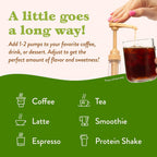 Jordan's Skinny Syrups Sugar Free Coffee Syrup, Pistachio Flavor Drink Mix, Zero Calorie Flavoring for Chai Latte, Protein Shake, Food & More, Gluten Free, Keto Friendly, 25.4 Fl Oz (Pack of 6)