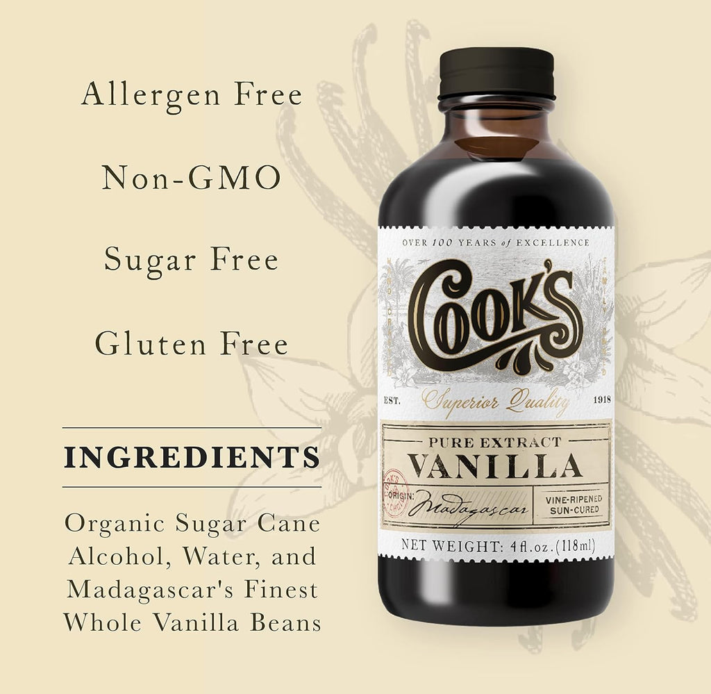 Cook's, Choice Premium Quality Pure Vanilla Extract, 16 oz