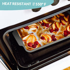 Boxiki Kitchen Nonstick Ceramic Jelly Roll Pan, 15 x 10 Inches - PTFE & PFOA Free Baking Pan Perfect for Every Kitchen - Multipurpose Cookie Sheet for Baking, Roasting, and More