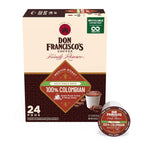 Don Francisco's Decaf Colombia Coffee - 24 K-Cup Compatible Single-Serve Pods - 99.7% Caffeine-Free - 100% Arabica - Recyclable through TerraCycle - Compatible with Keurig Brewers