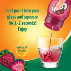 Crush, Strawberry, Liquid Water Enhancer – New, Better Taste! (4 Bottles, Makes 96 Flavored Water Drinks) – Sugar Free, Zero Calorie