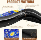 Starry Night Coffee Mat Absorbent Dish Drying Mat for Kitchen Counter Hide Stain Rubber Backed Coffee Bar Accessories Fit Under Espresso Machine Dish Rack, 15.7 x 23.6 Inch