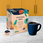 Kahawa 1893 Medium Roast Coffee K-Cup Pods Safari Blend (20 Count) - As Seen on Shark Tank, High Antioxidants, Naturally Sweet, Organically Grown & Cultivated, Ethically & Sustainably Sourced
