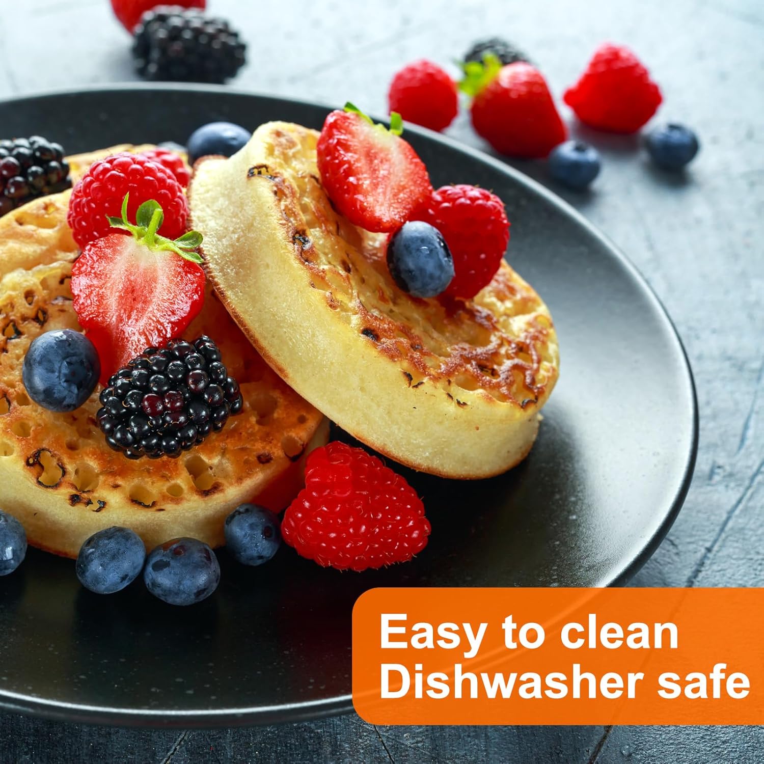 HARFINGTON Round Cake Ring 4.33 x 1 Inch Seamless Stainless Steel Pastry Mousse Dessert Ring Mirror Coating for Baking Cooking English Muffins Crumpet Making Tool