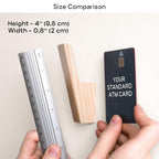 Wall Hooks - Set of 4 - Dark Walnut or Light Ash Wood Coat Hooks for Hanging Hat, Purse, Backpack, Bag, Jacket. Modern Farmhouse Decor for Wall and Practical Entryway Hooks (Ash Wood)