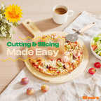 Riveira Two Tone Bamboo Wood Cutting Board – Gourmet Bamboo Grandeur: 17 x 12 Wooden Cutting Board – Wooden Cutting Boards For Kitchen Decorative – Innovative Juice Grooves Wooden Chopping Board