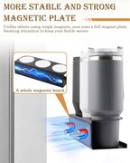 2 Pack Magnetic Tumbler Holder for Stanley 30 & 40 oz Cup - Strong Magnet - Water Bottle Organizer for Fridge, Cabinet, Office - Fit Stanley Cup Accessories