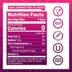 Yerbaé Energy Seltzer - Pomegranate Berry, No Sugar/Calories/Carbs. Energized by Yerba Mate, Naturally Caffeinated Plant-Based, Healthy Alternative to Coffee, Sugary Sodas, Pack of 12, 12oz cans