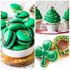 Edible Glitter - 10g Luster Dust Edible Food Grade Coloring Glitter for Cake Decorating, Baking, Drinks - Shimmer Dust Powder, Metallic Color Dusting Powder for Icing, Fondant, Candy, Cookie (Green)