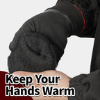 Schwer FreezeGuard Winter Work Gloves, ANSI A2 Cut Resistant Freezer Gloves for Outdoor Cold Weather Keep Hands Warm, Waterproof Gloves for Shoveling Snow, Ice Fishing, XL