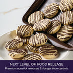 Circulon Nonstick Bakeware, Nonstick Cookie Sheet / Baking Sheet - 11 Inch x 17 Inch, Chocolate Brown