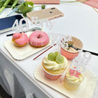 Gyufise 24Pcs Happy 40th Birthday Cupcake Toppers Glitter Forty 40 Fabulous Vintage 1985 Cake Toppers for 40th Birthday Wedding Anniversary Party Cake Decorations Supplies Silver