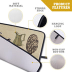 Dish Drying Mat The Kitchen is The Heart of The Home, 18x24 inch Large Absorbent Farmhouse Vintage Coffee Cooking Set Drainer Mat Dish Pad Protector for Countertops Home Office Cafe Accessory