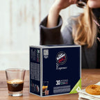 Caffe' Vergnano 1882 Medium Roast Espresso Original Line Machine Compatible Capsules, Arabica Robusta Espresso Coffee, Italian Coffee For Nespresso Coffee Machines, Intensity 8/10, Intenso, 30 Ct