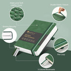 &And Per Se Lined Journal Notebook, 365 Pages, A5, 5.7'' x 8'' 100GSM Thick Paper, Journals for Writing, Hardcover Notebooks for Women Men (Green)