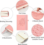 &And Per Se Lined Journal Notebook for Women&Men with Pattern, 365 Pages, 5.7'' x 8'' 100GSM Thick Paper, A5 Journals for Writing(Blush)