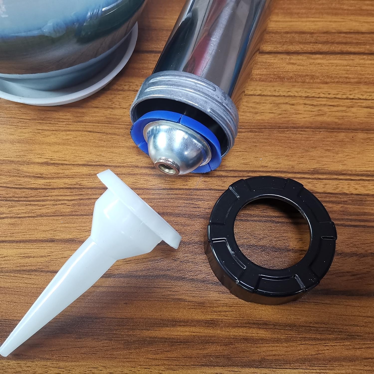 Two sets of sausage caulk gun press pads，Sausage filling gun accessories,caulk tube adapters (2 pieces)