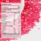 Deep Pink Pearl Sprinkles, Edible Candy Sugar Pearls, 150g/5.29oz, Pink Sprinkles for Cake Decorating, Baking Cake Decorations, Ice Cream Toppers, Cupcakes, Wedding Party Chirstmas Supplies