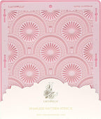 Cake Decorating Stencil for Tall Buttercream Cake, Royal Icing, Ganache, Paint, Airbrush (RAYES)