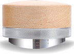 58mm Espresso Bar Accessories Kit – Maple Handle Calibrated Tamper, Espresso Leveler, Beech Wood Tamping Station, and Dosing Funnel with Puck Screen