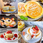 HLMOptimo English Muffin Rings, Stainless Steel Crumpet Rings, 12 Pcs Nonstick Metal Round Ring Molds with Silicone Oil Brush (4 inch 12 pcs)