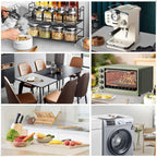 Ewen 39.4x23.5in 2mm Extra Large Silicone Mat, Thick Heat Resistant Placemat Silicone Mats for Kitchen Counter, Bar Workbench Table Protector Cover Pad for Air Fryer Coffee Maker Stove Translucent