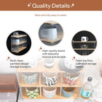 Coffee Mug Holder Wooden Cup Station Organizer 3-Tier Cup Holder for Coffee Bar Mug Display Rack for Countertop Mug Holder Shelf for Home Kitchen Pine Wood