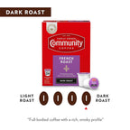 Community Coffee French Roast 36 Count Coffee Pods, Extra Dark Roast, Compatible with Keurig 2.0 K-Cup Brewers, 12 Count (Pack of 3)