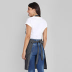 Chef Apron, Recycled Cotton Kitchen Apron with an Adjustable Neck with Long Ties, for cooking, baking