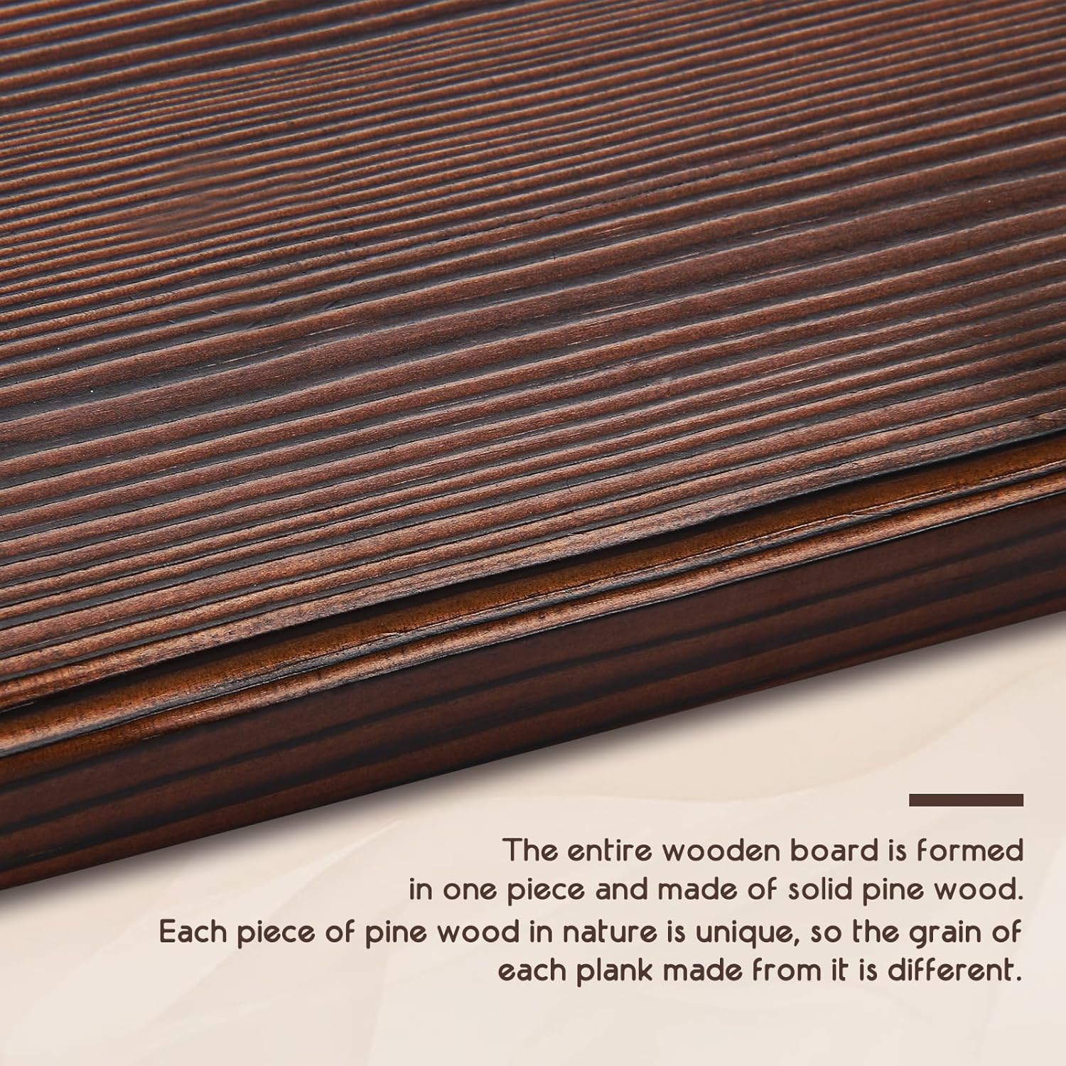 38.6'' Large Coat Rack Wall Mount Coat Hooks Coat Hanger with 10 Metal Black Triple- Hooks Brown Pine Real Wood Plank Hat Rack for Wall Hooks for Hanging Coat Hat Jacket