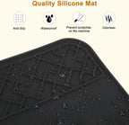 VOCOSTE Top Silicone Mat for Ninja Espresso ES601, Protects Top Surface from Scratches, Grinding Port Unblocked, Anti-Slip, Waterproof, Heat-Resistant, Fit for Ninja Luxe Cafe Accessories