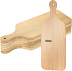 Lounsweer 6 Pcs Thicken Cutting Board Bulk Wood Board for Chopping Serving Charcuterie Material for Laser Engraving Mother' Day Wedding Housewarming Gift