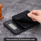 Coffee Scale with Timer Small, Apexstone Espresso Scale with Timer Small, Espresso Coffee Scale with Timer for Pour Over Coffee (Batteries Included)