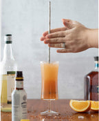 Piña Barware Swizzle Stick Stirrer - Stainless Steel with Smooth Matte Finish (One Swizzle Stick)