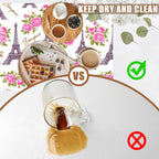 Eiffel Tower with Pink Rose Coffee Mat Absorbent Dish Drying Mat for Kitchen Counter Hide Stain Rubber Backed Coffee Bar Accessories Fit Under Espresso Machine Dish Drainer 11.8 x 19.7 Inch
