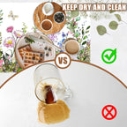 Watercolor Flower and Butterfly Dish Drying Mat for Kitchen Counter Absorbent Coffee Mat with Hide Stain Rubber Backed Espresso Machine Coffee Bar Accessories 11.8 x 19.7 Inch