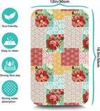 Dish Drying Mat for Kitchen Counter 20x12in Washable Quick Dish Drying Pad Rubber Backed Absorbent Draining Mat Fit Kitchen Counter,Bar,Under Sink,Dishes,Utensils,Dish Rack