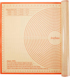 Silicone Pastry Mat 36x24 Inch - Nonstick Baking Mat Perfect for Dough, Pastry, Pie Crust, Fondant, Pasta/Pizza