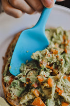 GIR: Get It Right Silicone Spoonula Spatula - 11 in Slate - Heat-Resistant up to 425°F & Non-Scratch Seamless Design - Dishwasher Safe Scraper & Stirring Tool