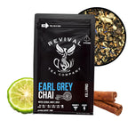 Revival Tea Company Earl Grey Chai Tea - Black Tea Blend with Fresh Spiced Chai and Bergamot Flavor - Loose Leaf 8 Ounces